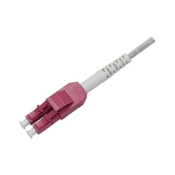 Duplex LC Uniboot Connector Easy Assemble With UL Rated Plastic Housing