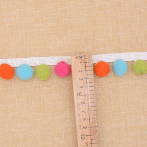 2.5cm Pom Pom Fringe