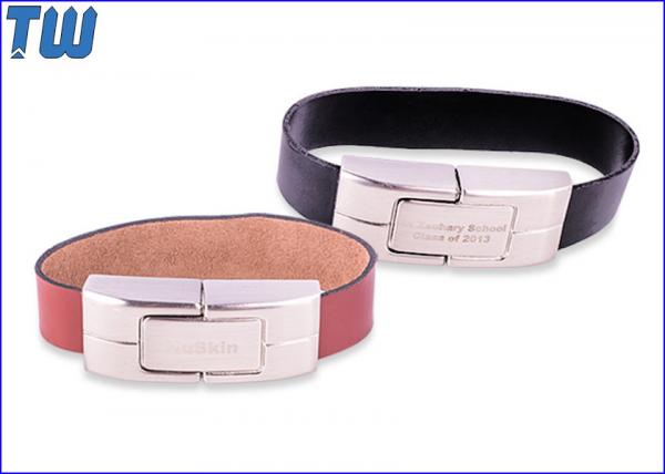 Buy Bulk Noble 32GB Thumb Drives Memory Bracelet Leather Material at wholesale prices