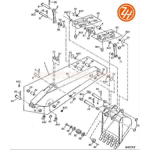 Q345B Bucket Teeth Pins