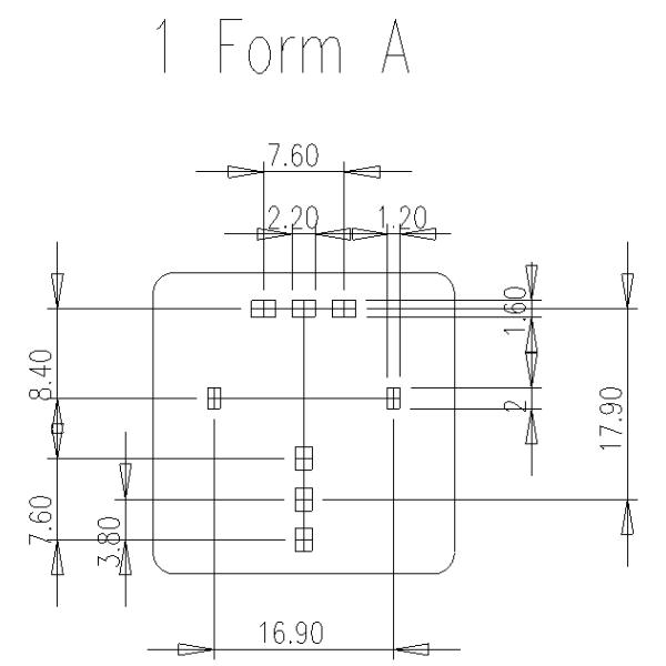 Mini Power Auto Electrical Relays , Pcb Type 4 Pin Spdt Automotive Relay 12 volt 80 amp relay General purpose relay