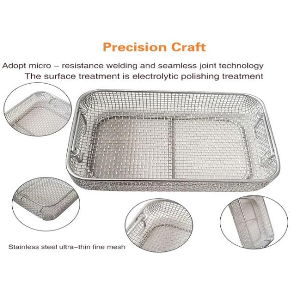 150mm Width 280mm Length Wire Mesh Storage Baskets For Laundry