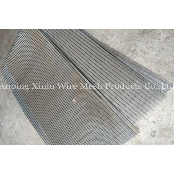Wrapped Flat Wedge Wire Screen Panel 3 - 12mm Thickness For Grain Drying