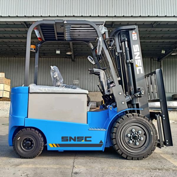 3ton 500mm Electric Forklift with Triplex Mast Attachements Positioner Ect and Efficiency