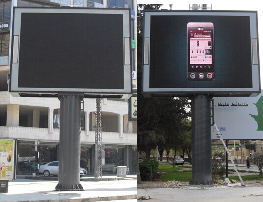 LED billboard structure
