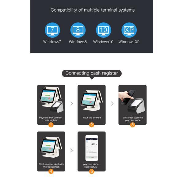 2D NFC paymnt box QR code CMOS Scan Type Automatic Barcode Scanner DP8420