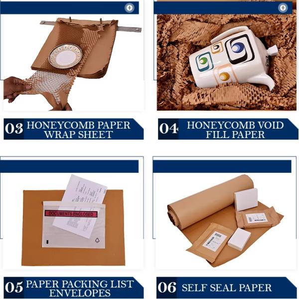 Recycled Wrapping Paper Rolls And Sheets Eco-Friendly Packaging Paper