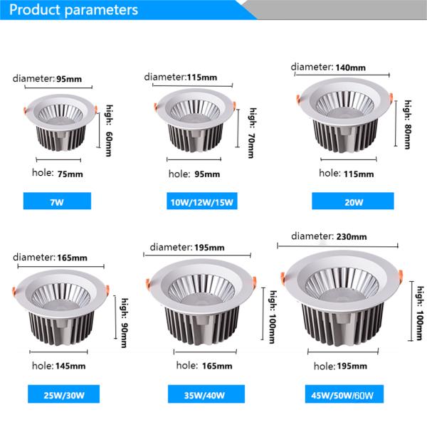 Visual Effects 10W Interior Spot Lighting Architectural Decoration