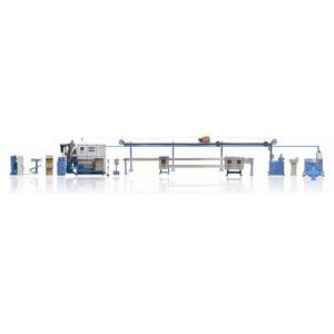 Automatic Cable Coiling Machine For Cable Extrusion Line Coiling Labeling
