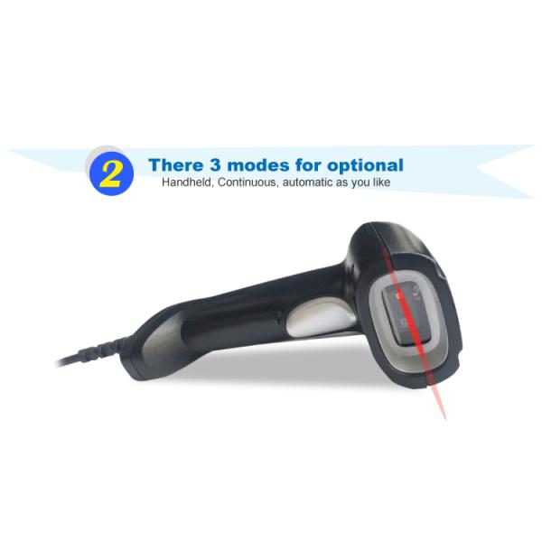 Bimi 2D Barcode Scanner for Supermarket or Restaurant USB Wired Handheld Barcode Reader