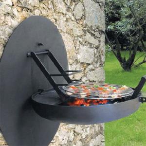China Fold Hanging  Steel BBQ Grill  Garden Portable Barbecue Grill Wall Installation on sale