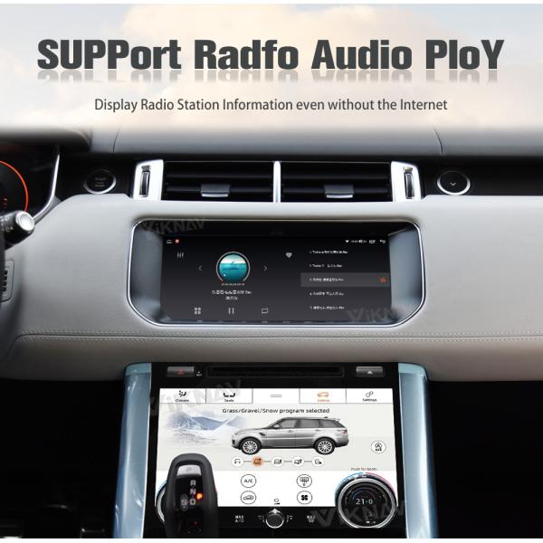 Range Rover Sport L494 Wireless Carplay Android Head Unit And AC Control Screen