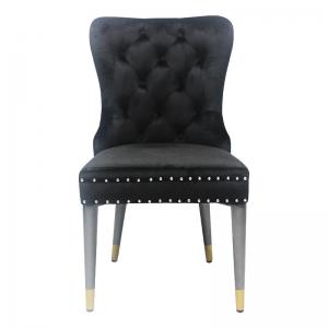 Quality Black color dining chair hotel chair banquet for sale