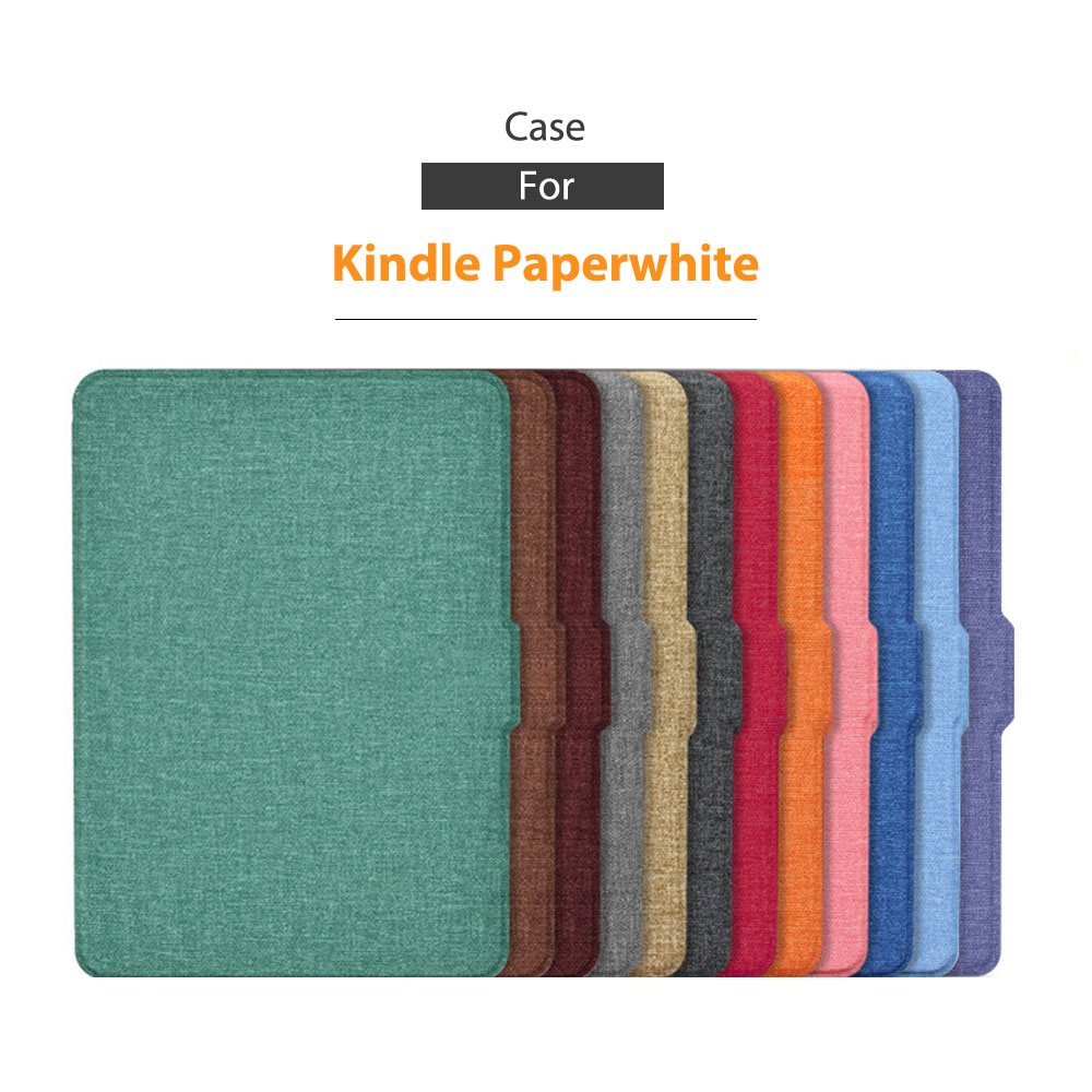 Smart Protective E-Reader Cover for Kindle Paperwhite 11 Generation E Books Case Wholesale Custom Design Colored Drawing