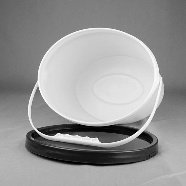 5.5L Oval Plastic Packaging Bucket Customized With A Lid And Hand Pull