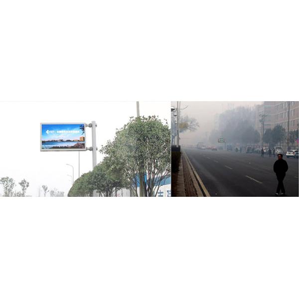 Fixed Electronic Full Color Video Advertising LED Traffic Signs Brightness ≥6000 cd/sqm