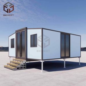 Quality ODM EPS Panel Foldable 20ft Container House With 2 Bedroom for sale