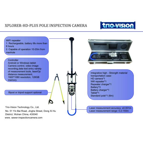 Auto Focus Telescoping Inspection Camera , Wireless Inspection Camera Fast Inspection