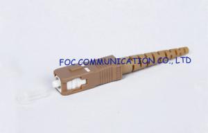 China Fast Fiber Optic Connector SC 2.0mm  / CATV and WAN multimode fiber connectors  on sale