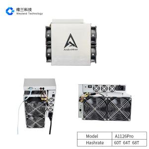 Quality 50W/T 54T/W 57W/T Asic BTC Miners , Canaan Avalon A1126 PROS 60T 64T 68T for sale