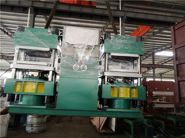 50Ton Double Rubber Press Machine SGS PLC Control Vulcanizer Press Machine
