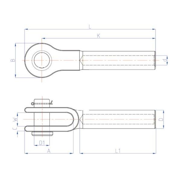 ASME B30.9 0.5 Inch Open Swage Socket Wire Rope