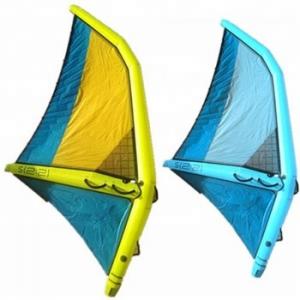 Quality Nylon 2.5m Blue Inflatable Windsurf Sail For Professional Surfing for sale