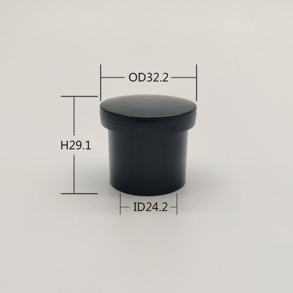 OEM Leakproof 24/410 Black Plastic Flip Top Cap With Screw Lock