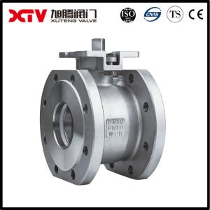 China Stainless Steel 304 Wafer Narrow Type Flanged Ball Valve With Floating Structure on sale