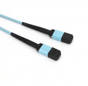 Quality 8 12 24 MTP MPO Fiber Patch Cable G652D G657A1 MPO MTP Connector for sale