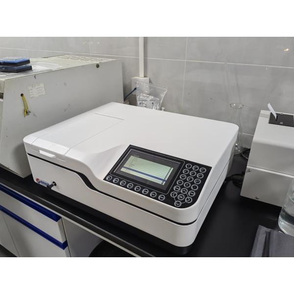 Double Beam UV-Vis Spectrophotometer with Customized Support and 0.004A Stability
