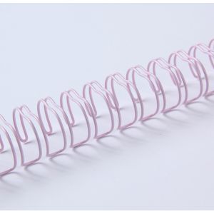 Quality Nanbo 0.5'' Custom Double Loop Binding Wire Ring Electroplated for sale