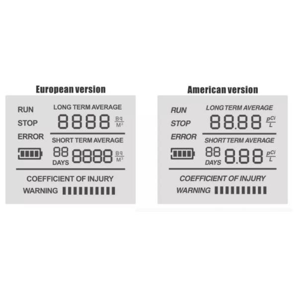 OBM Home Portable Radon Detector Lightweight with Lithium Battery