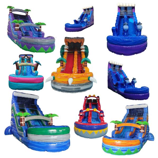 Inflatable Bouncy Slide Party Waterslide For Sale Luxury Bounce House For Kids
