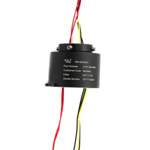 China 6 Wire High Speed Slip Ring Through Bore With Bore 12.7mm For Hydraulic Applications on sale