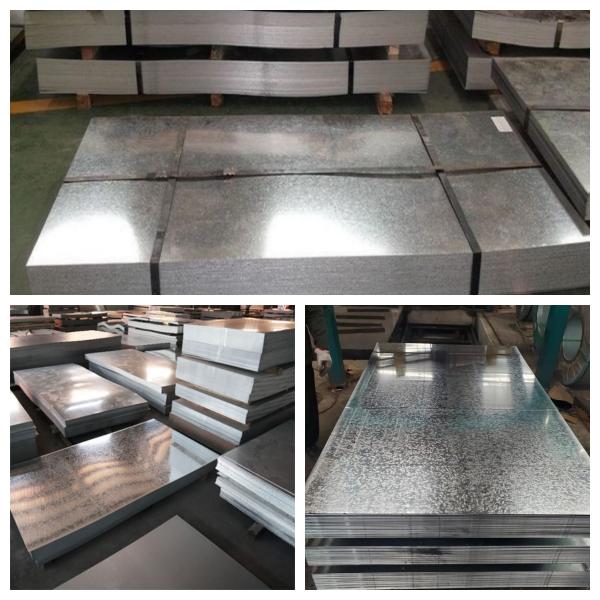 SGCC Galvanized Steel Sheet Plate DC01 Patterned Rolled 600mm-1250mm