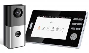 China 2.4GHz Wireless WIFI Video Doorbell 7inch HD LCD Supports Intercom Taking Photo on sale
