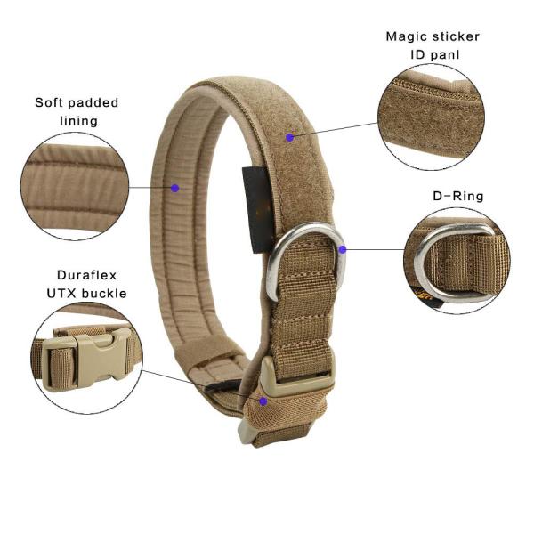 Puppy Soft Padded Dog Collar Adjustable Quick Release For Small Medium Dog