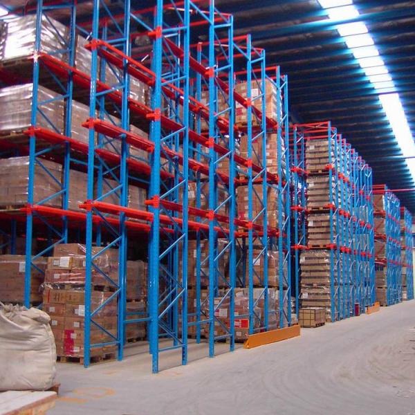 Industrial Vertical Stackable Metal Storage Post Pallet Rack