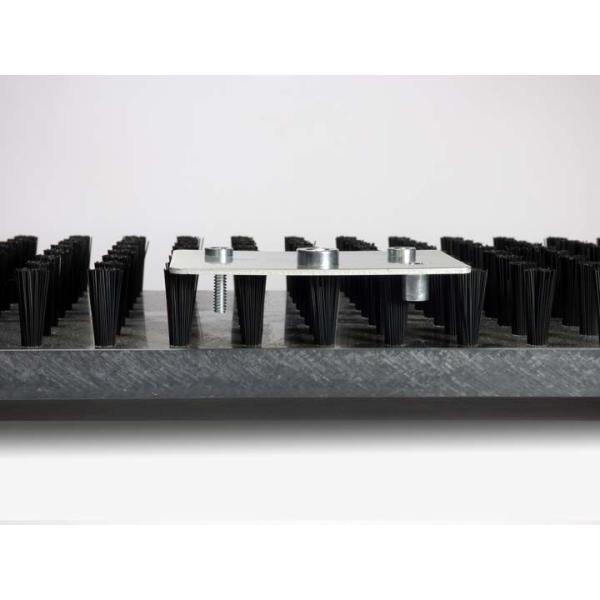 Dustproof Panel Lath Brushes For CNC Deburring HDPE base