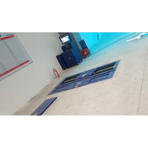 AA4C 4 in1 vehicle test line automotive inspection line brake side slip axle load suspension tester