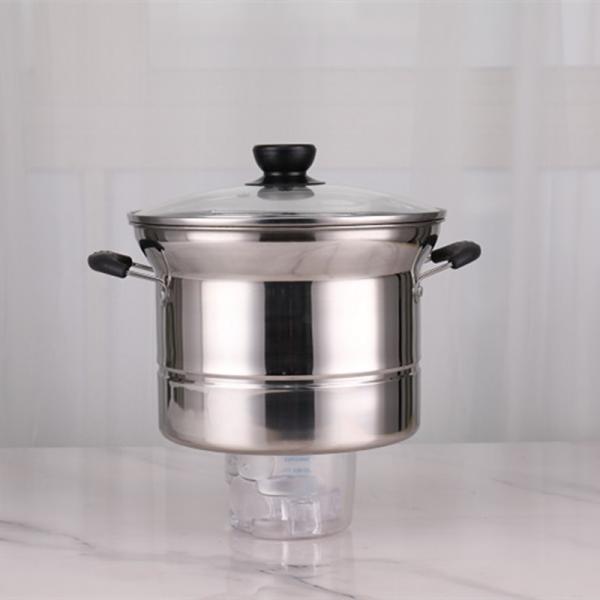 Multi Function Stackable Steamer Pot 22cm Stainless Steel