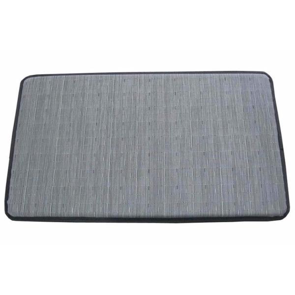 Plain gray pvc top with NBR foam kitchen stand mat