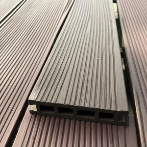 Fireproof WPC Decking Panel UV Resistant Low Maintenance