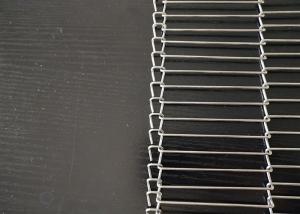 Quality Single Loop Edge Flat Flex Wire Belt , Wire Mesh Conveyor Belts Anti Corrosion for sale