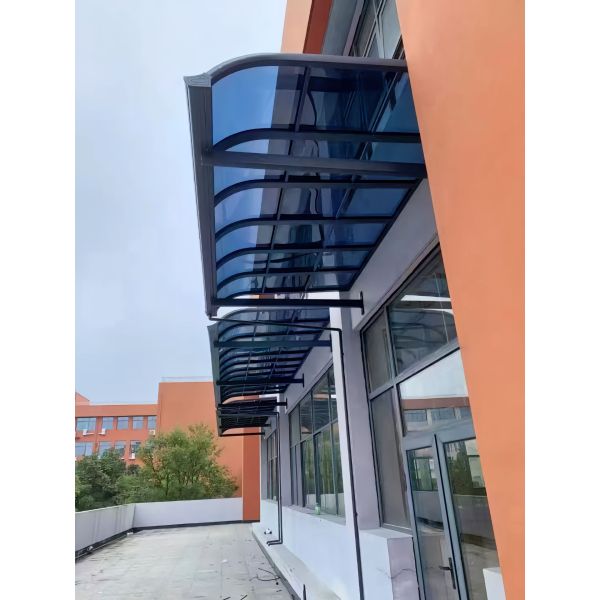 Factory supply 1.22*2.44m Grey Polycarbonate Solid Sheet Lightweight Durable Panel with Hard Coat Surface for Scratch Chemical and UV Resistance for