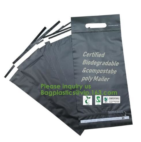 Cornstarch made biodegradable compostable shipping plastic mailing bag custom bubble mailer poly mailers bagease bagplas