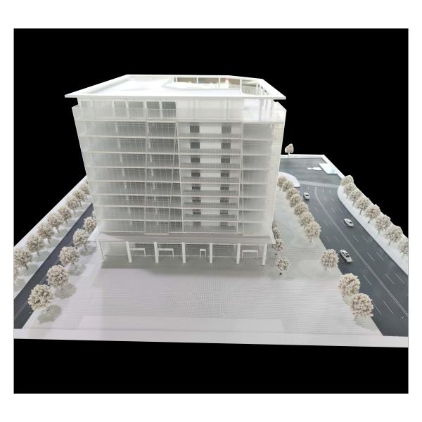 Architectural model - close-up of building details