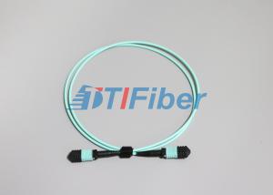 OM3 / OM4 Male Type MTP / MPO Fiber Optic Patch Cord with 3.0mm Fiber Cable