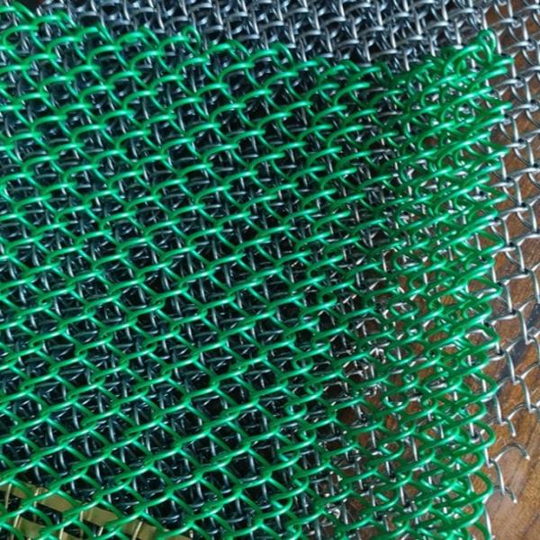 Customization Chain Link Curtain Metal Decorative Mesh For Fireplace